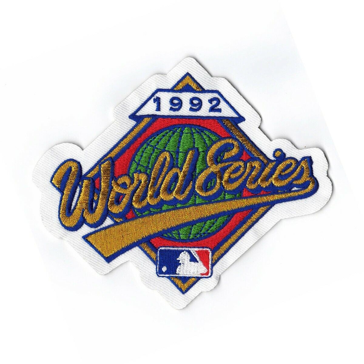 1992 MLB World Series Jersey Sleeve Patch Atlanta Braves vs. Toronto Blue  Jays 813300010194