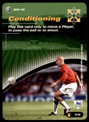 WOTC Football England 2001/02 (Titelrennen) Conditioning Tactic Card No. 9