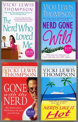 Nerds Romance Chick Lit Lot of 4 Paperback by Vicki Thompson