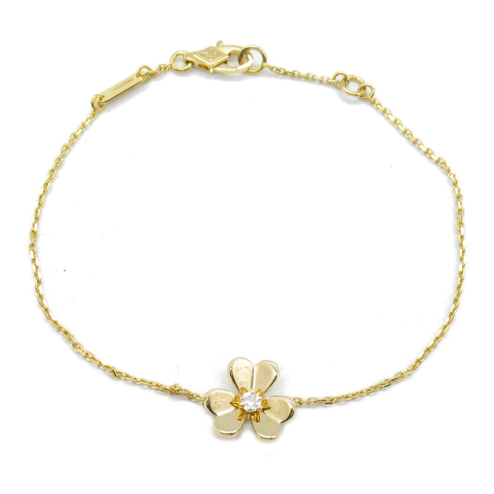 Van Cleef & Arpels Frivole Bracelet 18KYG Yellow Gold diamond Used Women