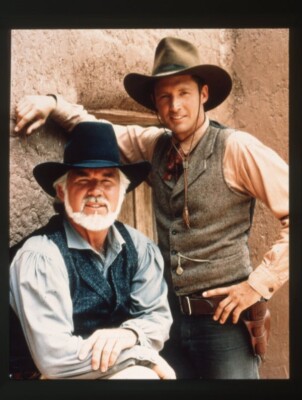 The Gambler Kenny Rogers Bruce Boxleitner Photo Shoot Vintage