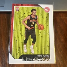 Trae Young 2018-19 NBA Hoops Basketball Rookie RC #250 Atlanta Hawks