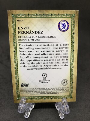 2022-23 Topps Merlin UEFA ENZO FERNANDEZ RC Merlins Masters