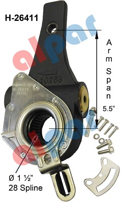 28 Splinex5.5'' Automatic Slack Adjuster Ref: Haldex 40010211,133.2840, WA10211