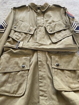 Vintage 40s WW2 US ETOUSA M42 Paratrooper Jump Jacket Size 38R | eBay