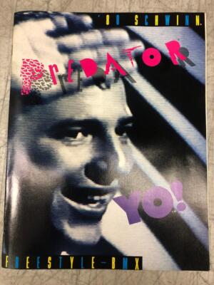 YO! 1988 Schwinn PREDATOR freestyle BMX vintage CATALOG  16 pages of 1980's cool