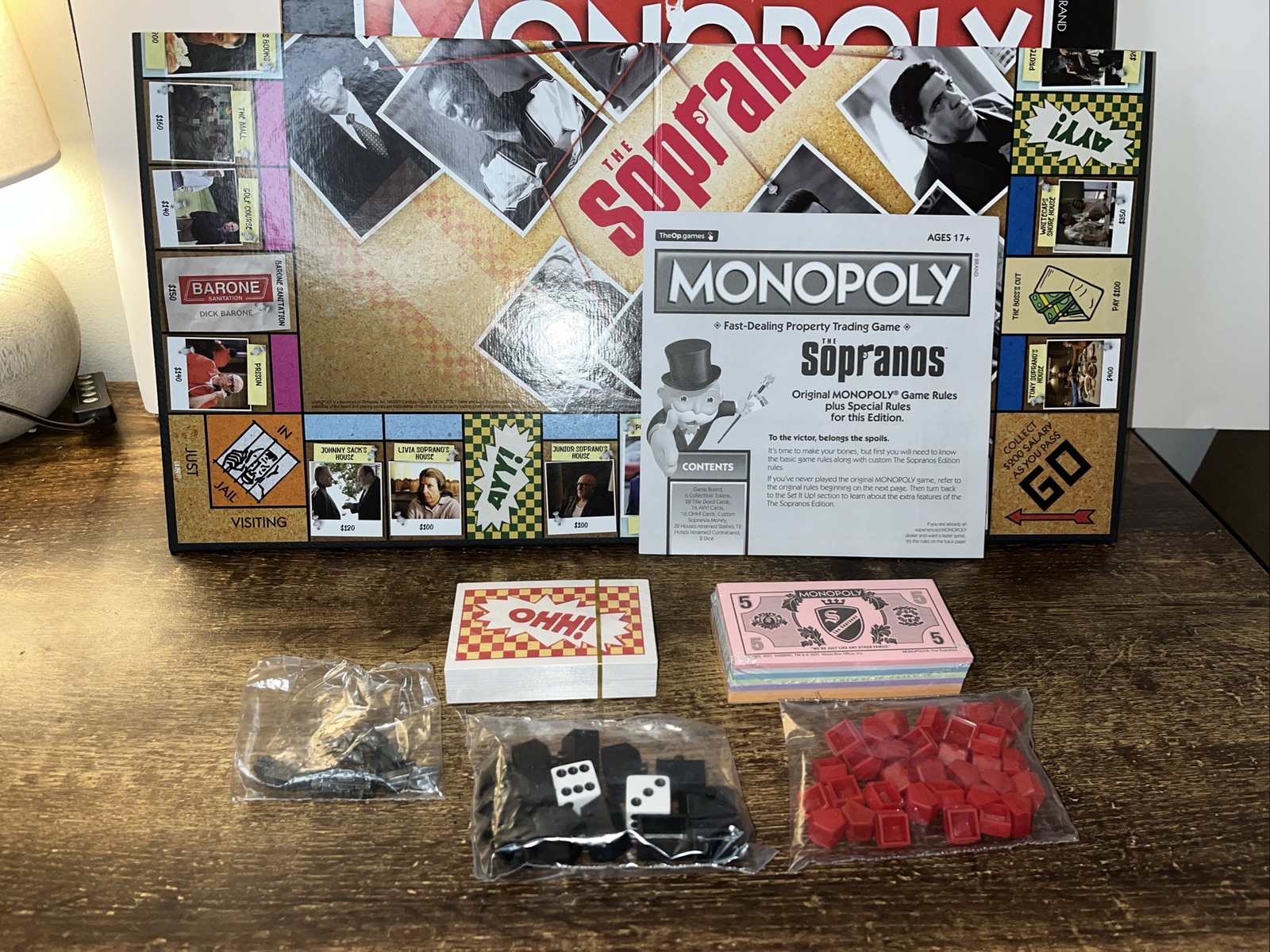 The Sopranos Monopoly Board Game New Open Box Collectible HBO Hasbro 2021