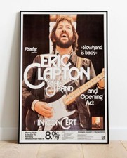 Eric Clapton 1979 Nuremberg Germany Tour Poster - Live #468
