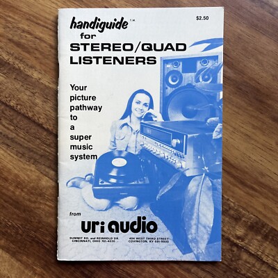Handiguide For Stereo Quad Listeners Vintage 70s Music System Booklet 1976 URI
