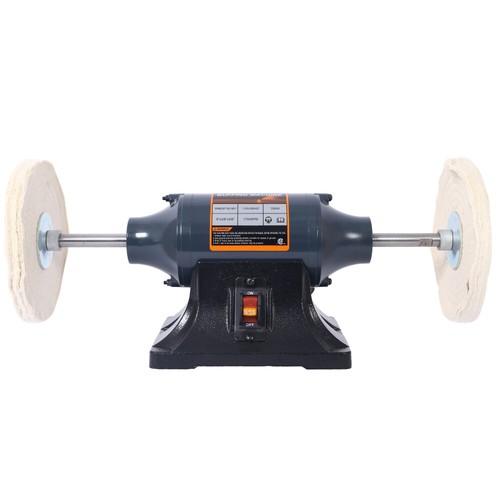 Extra long 8‘’ Electric Polisher Benchtop Buffer Grinder 4 Pole Motor - Picture 8 of 11