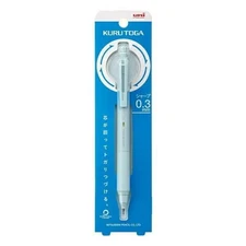 Uni Mitsubishi Kuru Toga KS Mechanical Pencil 0.3mm Ice Blue Auto Lead Rotation