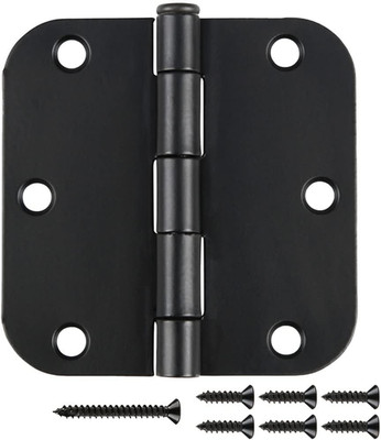 30 Pack Matte Black 3.5'' X 3.5'' Heavy-Duty Interior Door Hinges, Removable Pin