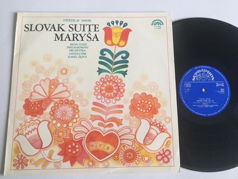 Classical Supraphon 1100648 Lp Vitezslav Novak Slovak Suite Marysa Brno State