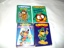4 decks of Garfield Specialty playing cards Magic War Go Fish Riddles  Jokes 1
