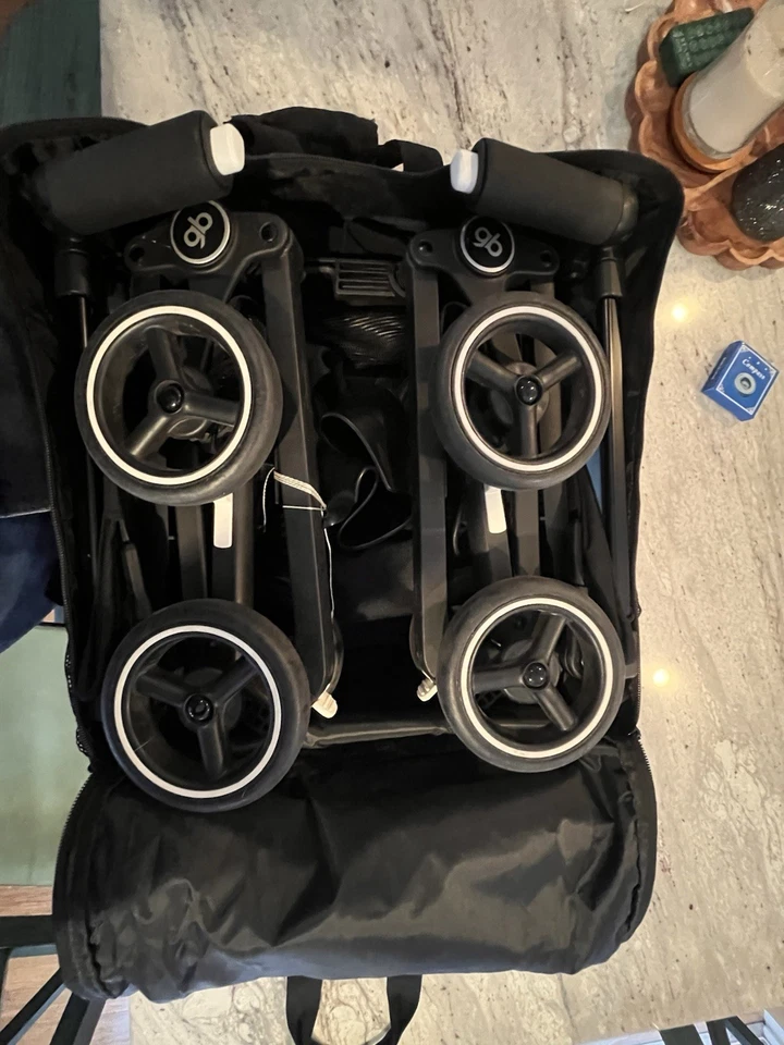 Akozlin Lightweight Stroller Folding Baby Stroller - Black With Backpack - Image 2 of 4