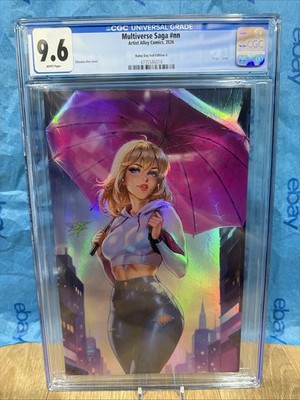 Multiverse Saga #nn CGC 9.6 RAINY DAY Edition Virgin Variant A Dhaxina Dee Foil