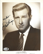 Lloyd Bridges REAL hand SIGNED Trapped Movie Promo Photo #2 JSA COA Autographed