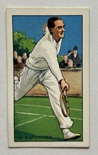 1935 Gallaher Champions G P Pat Hughes Tennis Tobacco Card CC9