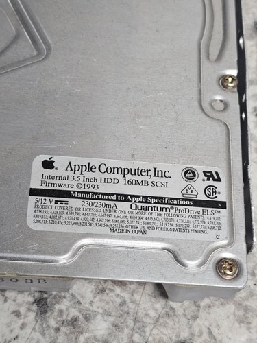 3x SCSI Drive Lot Apple Quantum ProDrive ELS 160mb SCSI ProDrive ELS + ST31051N - Picture 4 of 5