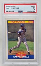 1989 Score GARY SHEFFIELD RC CARD PSA 5 EX