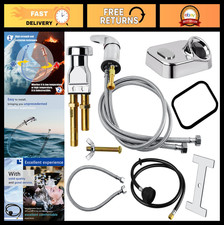 Salon Shampoo Bowl Faucet Kit with Vacuum Breaker, Sprayer Hose for Hair Salon