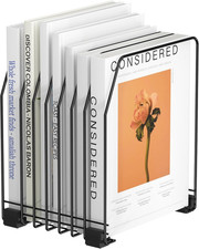 File Organizer for Desk, 7-Section Vertical File Sorter, Paper Holder Organizer