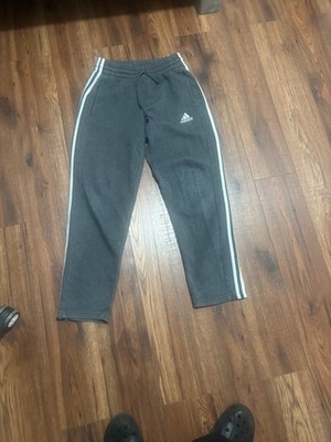 Adidas Three Stripe Fleece Sweatpants Size Small