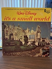Walt Disneys Its A Small World LP Płyta winylowa Album i broszura Vintage 1964