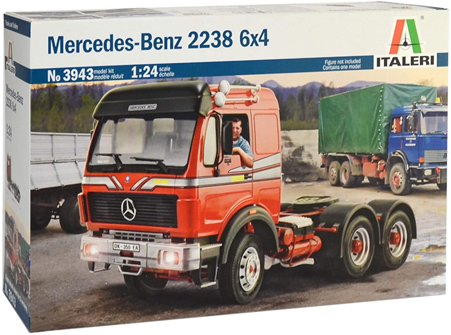 Maquette Mercedes Benz 2238 6x4 Italeri 1/24 pour réussir votre réplique de camion vintage