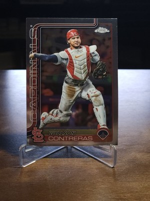 2025 Topps Chrome - Willson Contreras #82 Cardinals, Red Sox