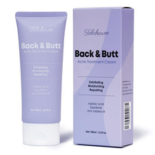 Butt Acne Clearing Treatment, Maximum Strength Body Cream for Back, Buttocks, Th