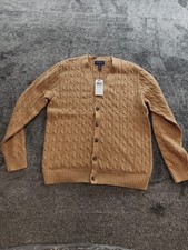 Ralph Lauren Big Boy Cable-Knit Cotton V-Neck  Sweater  ( X-Large (18-20) 