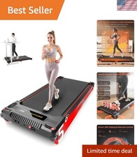 Portable 2.5HP Incline Treadmill, Quiet Space-Saving for Home Fitness