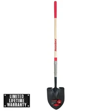 48 In. Wood Handle Round Point Shovel