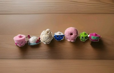 Lot 7 Shopkins Mixed Seasons Figures Without Tops, Top Without Bottom, +more