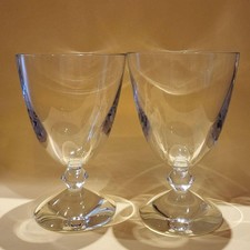 Baccarat Vega Water Goblets Crystal Clear Set of 2 from japan