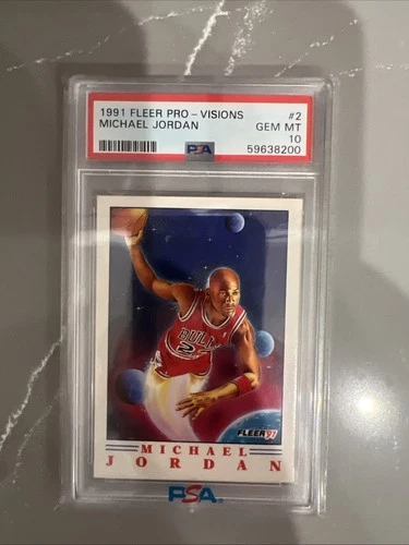 Really Nice 1991 Michael Jordan Fleer Pro-Visions PSA 10 Card