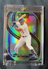 2025 Panini Select Baseball Green Prizm Gary Shefield  1/5! Bookend
