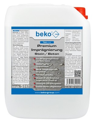 beko TecLine Premium-Imprägnierung Stein/Beton 5l 299 52 5000