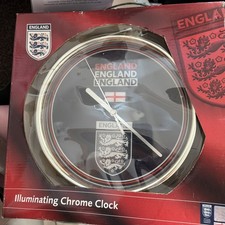 Wesco C.2005 Official Licensed England Football Illuminating Wall Clock BNIB