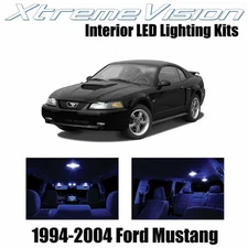 XtremeVision Interior LED for Ford Mustang 1994-2004 (5 PCS) Blue