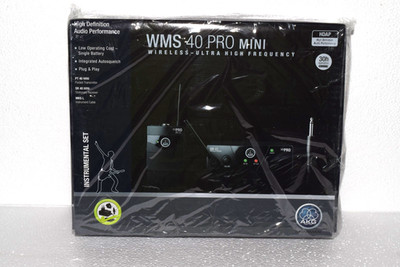 AKG WMS 40 PRO MINI Wireless Instrumental Set, Mini-XLR, 1/4'' TRS, 30h Operation