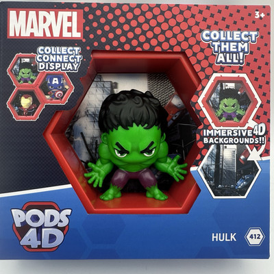 WOW! PODS 4D Marvel Hulk Sammel Wandbild Actionfigur Immersive Neu OVP