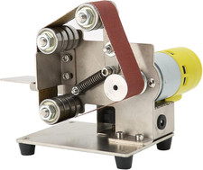 Mini Levigatrice a Nastro Lucidatrice Fai Da Te Levigatrice Da Banco Affilatrice