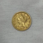 1853-D Liberty Head Gold Dollar $5 Type 1 No Motto Dahlonega Mint 5 Dollar Coin