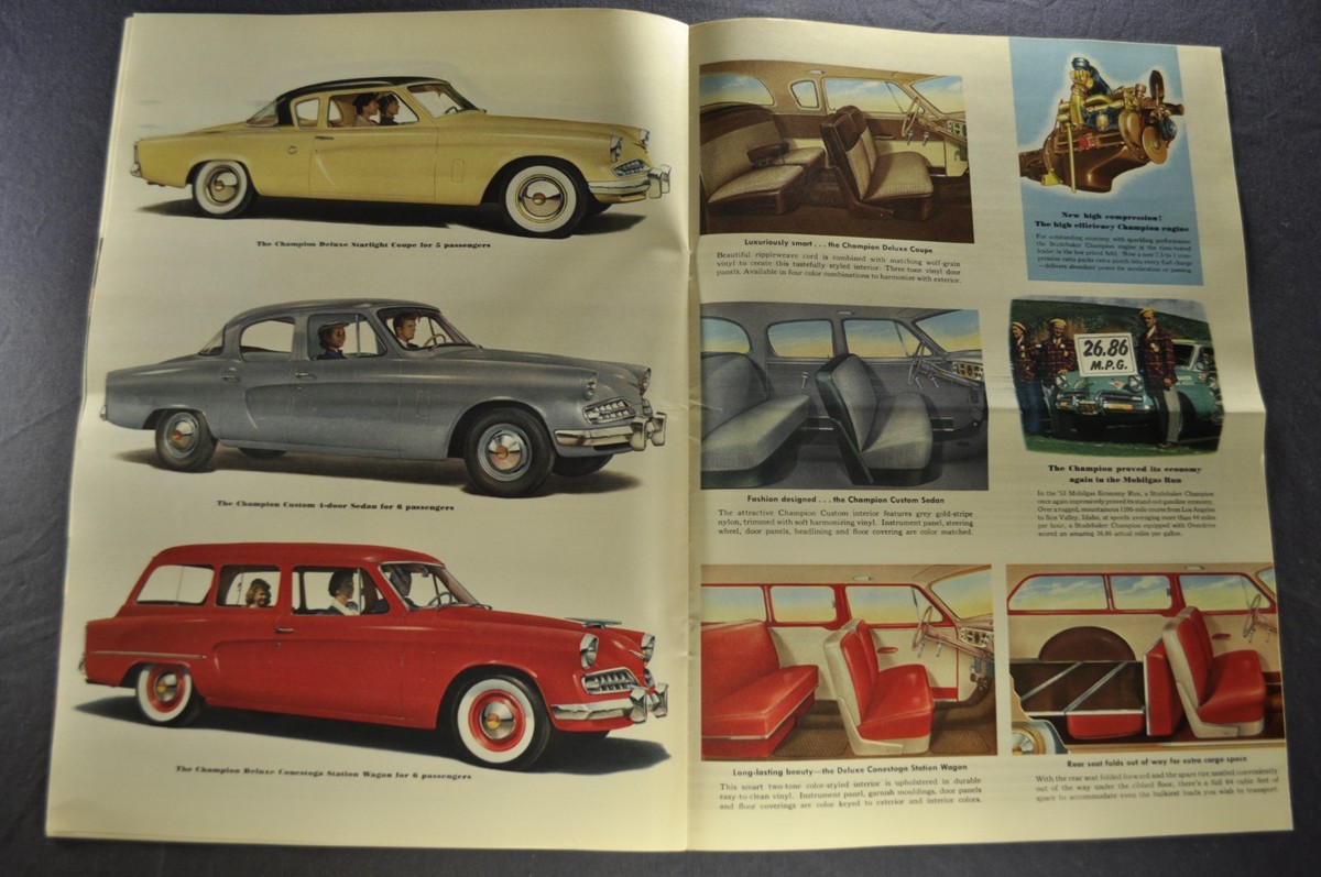 1954 Studebaker Brochure Commander Champion Starliner Wagon