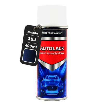 Mazda 35J (Stormy Blue Mica) Autolack Spray 400 ml