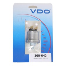 Vdo Gauges Pressure Sender Fuel Pressure 10-180 Ohm 0-30 Psi 18-27 In. Npt Each