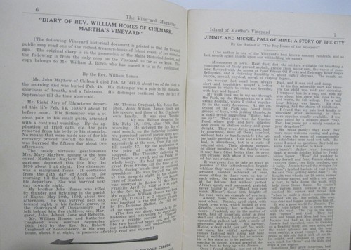 Rare & Antique " The Vineyard Magazine" All about Cape Cod  1924 - Afbeelding 4 van 6