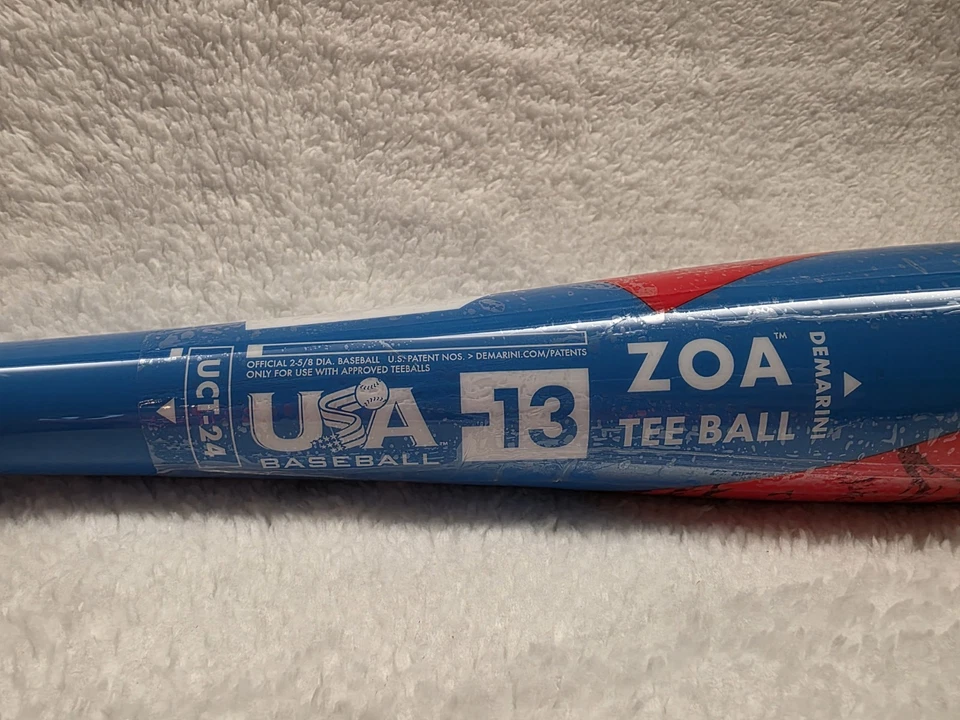 DeMarini 2023 CF США (-13) футболка мяч бита 25» / 12 унций синий новый - Изображение 2 из 4